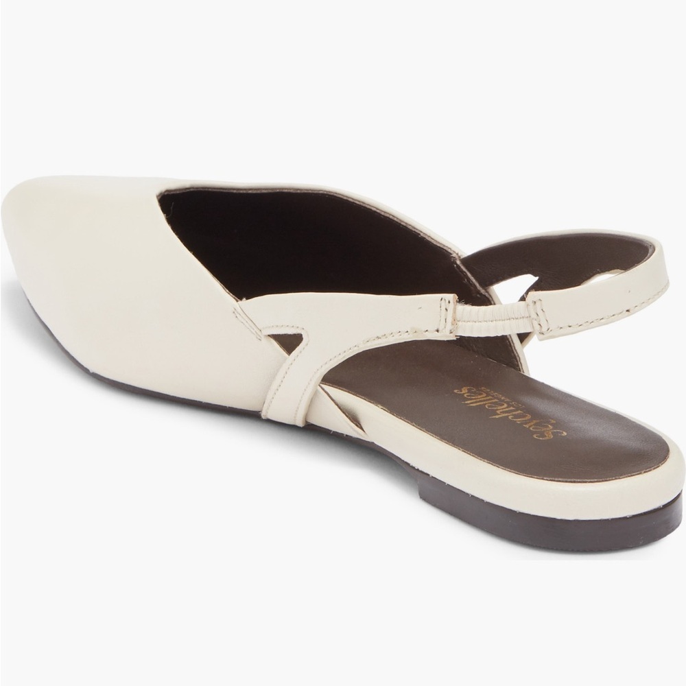 Seychelles Good Girl Slingback Flat in Ivory Size 6M NIB - Picture 2 of 7